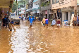 Mưa lớn gây ngập lụt tại nhiều tuyến phố Brazil. (Ảnh tư liệu: TTXVN phát)