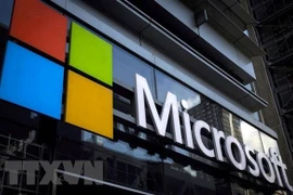 Logo của Microsoft. (Ảnh: REUTERS/TTXVN)