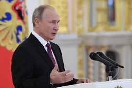 Tổng thống Nga Vladimir Putin. (Ảnh: AFP/TTXVN) 