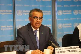 Tổng giám đốc WHO Tedros Adhanom Ghebreyesus. (Ảnh: THX/TTXVN)