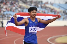 Ngôi sao trẻ của điền kinh Thái Lan Puripol Boonson (Nguồn: AP)