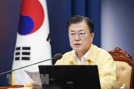 Tổng thống Hàn Quốc Moon Jae-in. (Ảnh: YONHAP/TTXVN)