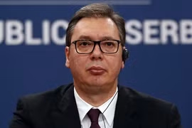 Tổng thống Serbia Aleksandar Vucic. (Nguồn: AP) 