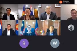 Ủy ban Điều phối Kết nối ASEAN họp phiên đầu tiên trong năm 2021 (ACCC 1/2021) theo hình thức trực tuyến (Ảnh: TTXVN phát)