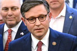 Chủ tịch Hạ viện Mike Johnson. (Ảnh: AFP/TTXVN) 