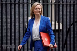 Ngoại Trưởng Anh Liz Truss. (Ảnh: TTXVN) 