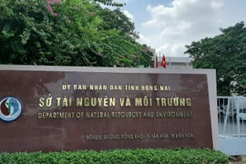 Sở Tài nguyên và Môi trường tỉnh Đồng Nai. (Nguồn: Vietnamnet)