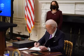 Tổng thống Mỹ Joe Biden. (Ảnh: AFP/TTXVN) 