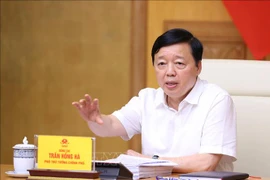 Phó Thủ tướng Trần Hồng Hà. (Ảnh: Văn Điệp/TTXVN)