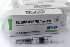 Vaccine ngừa COVID-19 của Sinopharm. (Ảnh: AFP/TTXVN) 