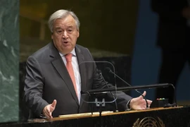Tổng Thư ký Liên hợp quốc Antonio Guterres. (Nguồn: AFP/TTXVN) 