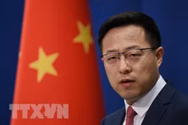 Người phát ngôn Bộ Ngoại giao Trung Quốc Triệu Lập Kiên. (Ảnh: AFP/TTXVN) 