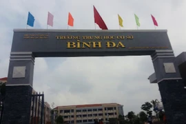 Trường THCS Bình Đa, nơi xảy ra vụ việc. (Ảnh: Tuệ Mẫn)