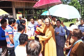 Thượng tọa Thích Minh Quang. (Ảnh: Trần Xuân Sơn)