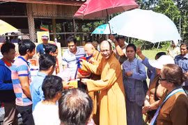 Thượng tọa Thích Minh Quang. (Ảnh: Trần Xuân Sơn)