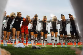 Tuyển Nữ Đức đang rất khát khao có được ngôi sao thứ 3 trên ngực áo. (Ảnh: Nguồn DFB)