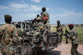 Binh sỹ được triển khai tại khu vực Alole, Nam Sudan. (Ảnh: AFP/TTXVN)