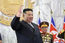 Nhà lãnh đạo Triều Tiên Kim Jong-un. (Ảnh: THX/TTXVN)