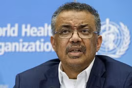 Tổng Giám đốc WHO Tedros Adhanom Ghebreyesus. (Ảnh: AFP)