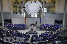 Quang cảnh phiên họp Quốc hội Đức ở Berlin. (Ảnh: AFP/TTXVN)