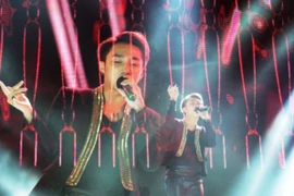 Sự cuồng nhiệt của khán giả Hưng Yên tối 23/3 dành cho Sơn Tùng M-TP còn được lí giải do đây là lần đầu tiên ca sỹ này về hát ở đây... (Ảnh: Tuấn Minh Vũ) 