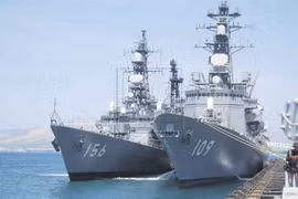 Hai tàu khu trục JS Ariake (109) và JS Setogiri (156) - Nguồn Malaysia Gazette