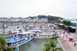 Quang cảnh Cảng tàu khách quốc tế Tuần Châu. (Ảnh :Nguyễn Hoàng/TTXVN)