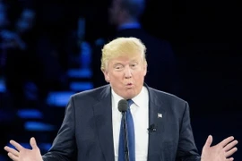 Ông Donald Trump phát biểu trong một hội nghị ở thủ đô Washington, Mỹ ngày 21/3. (Nguồn: AFP/TTXVN)