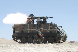 Binh sỹ Liban tham gia tập trận. (Nguồn: AFP/TTXVN)