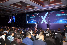 Toàn cảnh phiên khai mạc Diễn đàn cấp cao Công nghệ thông tin - Truyền thông Việt Nam năm 2020. (Ảnh: Minh Sơn/Vietnam+)
