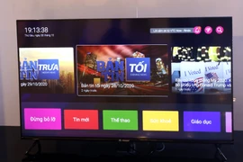 Đài Truyền hình Kỹ thuật số VTC (Đài VTC) chính thức giới thiệu ra thị trường dòng TV mang thương hiệu VTC Now Rindo. (Ảnh: PV/Vietnam+)