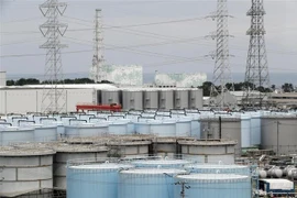 Lò phản ứng số 5 và 6 của nhà máy điện hạt nhân Fukushima ở Okuma, Fukushima, Nhật Bản. (Ảnh: AFP/TTXVN)