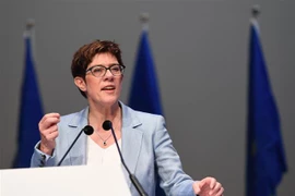 Bà Annegret Kramp-Karrenbauer phát biểu tại một sự kiện ở Munich, Đức ngày 24/5/2019. (Ảnh: THX/TTXVN)