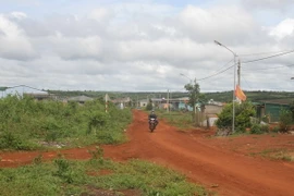 Dự án trọng điểm ổn định dân di cư tự do khu vực biên giới xã Thuận Hà, huyện Đắk Song, tỉnh Đắk Nông. (Ảnh: Anh Dũng/TTXVN)