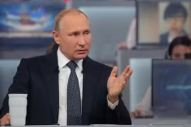 Tổng thống Nga Vladimir Putin. (Nguồn: AFP/TTXVN)