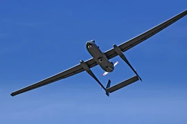 Máy bay không người lái Heron-1 của Quân đội Israel. (Nguồn: THX/TTXVN)