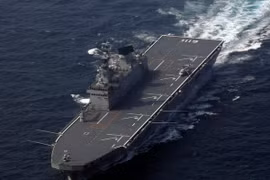 Tàu đổ bộ tấn công Dokdo của Hải quân Hàn Quốc trong một cuộc diễn tập. (Nguồn: AFP/TTXVN)