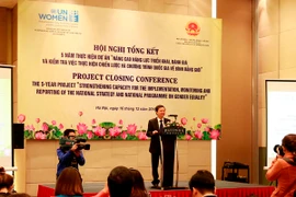 Hội nghị tổng kết dự án. (Ảnh: UN Women)