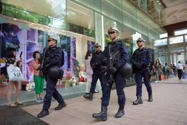 Lực lượng phản ứng nhanh IRT của Singapore. (Nguồn: Straits Times)