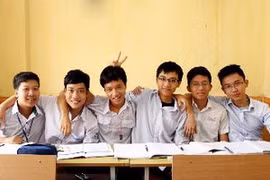 Cả 6 học sinh tham gia đều đoạt huy chương. (Ảnh: Quý Trung/TTXVN) 