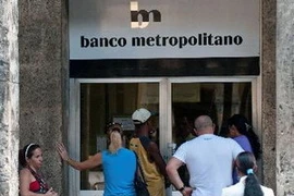 Ngân hàng Metropolitan, Cuba (Nguồn: AFP-TTXVN)