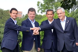 Tổng thống các nước thành viên chính thức AP tham dự hội nghị thượng đỉnh tại Colombia. (Nguồn: Phủ tổng thống Colombia)