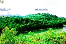 Quang cảnh đồi Mom Gà - nơi sẽ xây dựng Tháp Hùng Vương. (Nguồn: DenHung.org.vn)