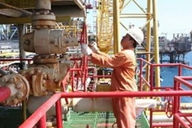 Khai thác dầu khí tại mỏ Bạch Hổ. Ảnh minh họa. (Ảnh: Hà Thái/TTXVN)