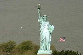 Tượng Nữ thần Tự do. (Nguồn: AP)