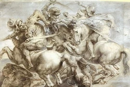 Bản sao của bức họa “Battle of Anghiari” (Nguồn: Internet)