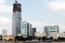 Tòa tháp Bitexco Financial Tower ở TP.HCM. (Ảnh: Kim Quy/TTXVN).