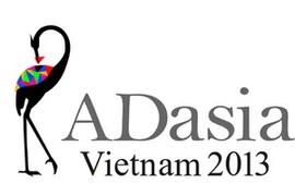Chim hạc được chọn là logo chính thức của Đại hội AdAsia 2013. (Nguồn:Toquoc.gov. vn).