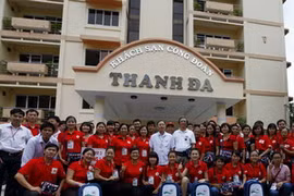 Các đại biểu dự hội trại. (Ảnh: Hoàng Hải/Vietnam+)