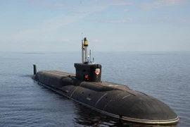 Tàu ngầm hạt nhân chiến lược Vladimir Monomakh. (Nguồn: TASS)